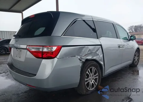 2012 Honda Odyssey Ex-L из США, поврежденный, VIN 5FNRL5H64CB030810